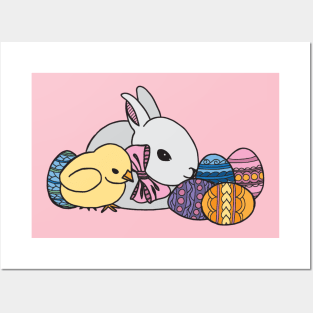 Easter Animals Posters and Art